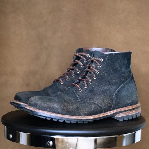 View photo of Oak Street Bootmakers Field Boot in Horween Natural Indigo Chromexcel Roughout