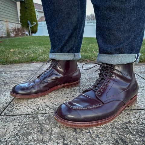 Alden Indy Boot in Horween Color 8 Shell Cordovan