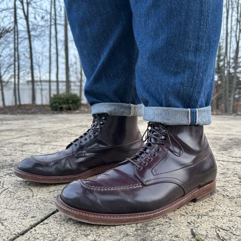 Alden Indy Boot in Horween Color 8 Shell Cordovan