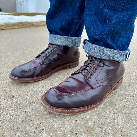 Alden Indy Boot in Horween Color 8 Shell Cordovan
