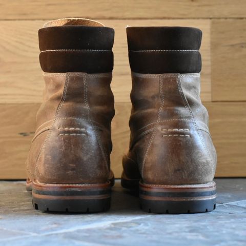 View photo of Grant Stone Field Boot in C.F. Stead Natural Waxy Commander Suede