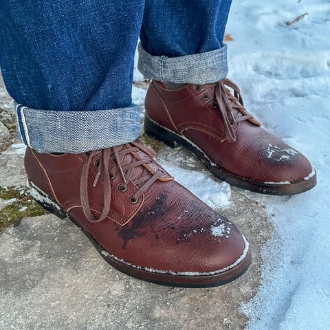Onderhoud LVL01 Derby Boot in J&FJ Baker Brown Russian Calf