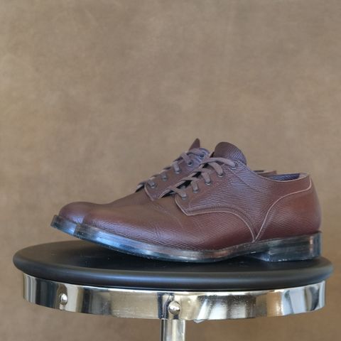 View photo of Onderhoud LVL01 Derby Boot in J&FJ Baker Brown Russian Calf