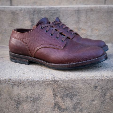 View photo of Onderhoud LVL01 Derby Boot in J&FJ Baker Brown Russian Calf