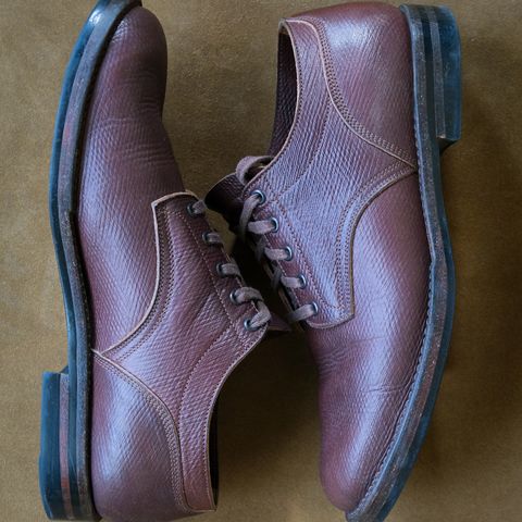 View photo of Onderhoud LVL01 Derby Boot in J&FJ Baker Brown Russian Calf