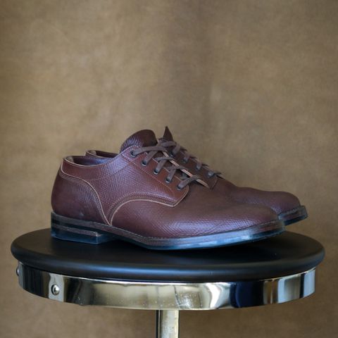 View photo of Onderhoud LVL01 Derby Boot in J&FJ Baker Brown Russian Calf