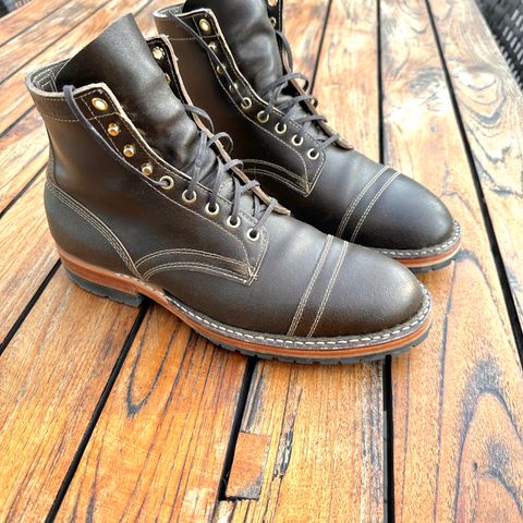 Search result thumbnail of White's MP-Sherman Toe Cap in Horween Dark Olive Waxed Flesh