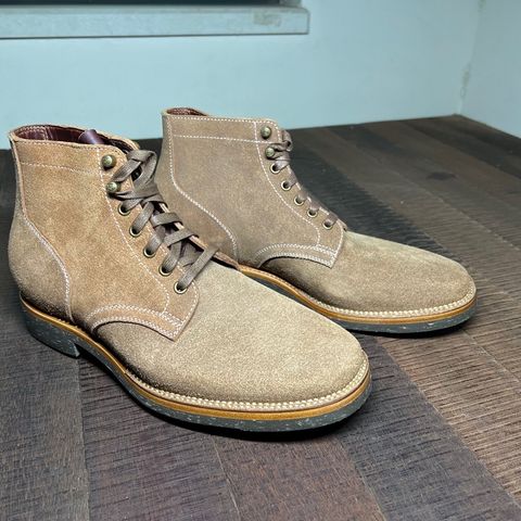 Flame Panda Boondocker in Horween Natural Chromexcel Roughout