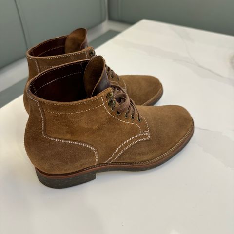 Flame Panda Boondocker in Horween Natural Chromexcel Roughout