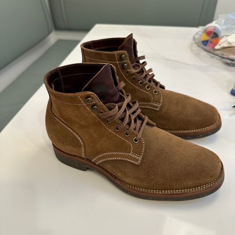 Flame Panda Boondocker in Horween Natural Chromexcel Roughout