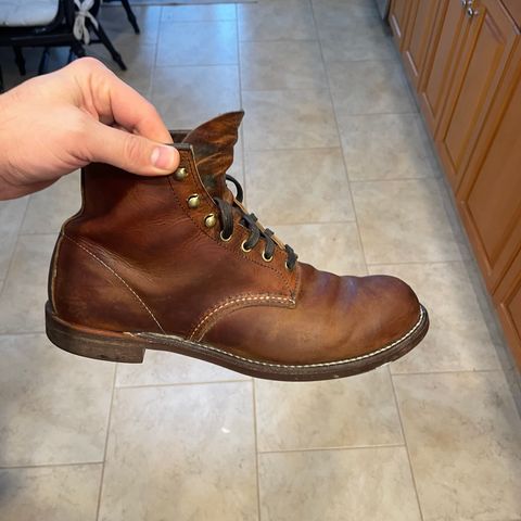 Red Wing Blacksmith in S.B. Foot Copper Rough and Tough