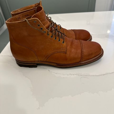 Search result thumbnail of Viberg Service Boot in Horween Natural Crust Double Cordovan