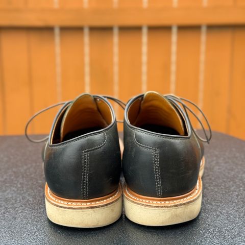 Viberg Derby Shoe in C.F. Stead Military Green Waxed Kudu
