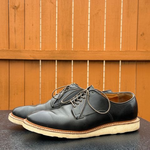 Viberg Derby Shoe in C.F. Stead Military Green Waxed Kudu