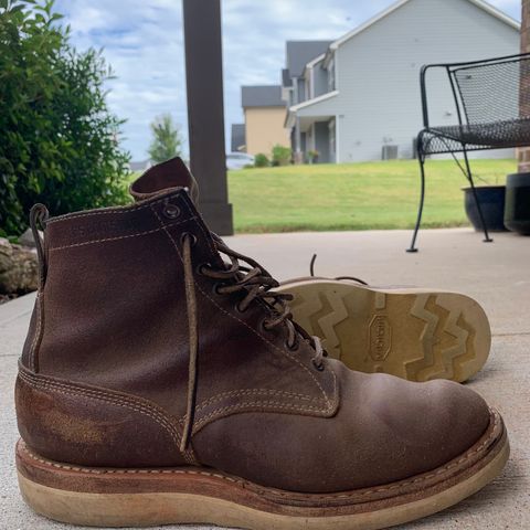 View photo of White's 350 Cruiser in Horween Natural Waxed Flesh