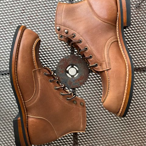 Truman Moc Toe in British Tan Grizzly