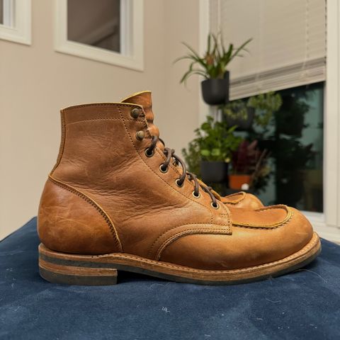 View photo of Truman Moc Toe in British Tan Grizzly