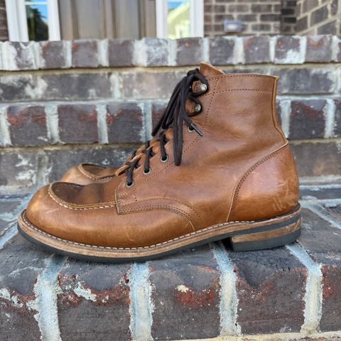 View photo of Truman Moc Toe in British Tan Grizzly