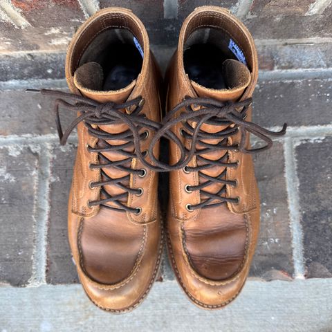 View photo of Truman Moc Toe in British Tan Grizzly