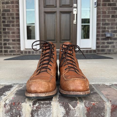 View photo of Truman Moc Toe in British Tan Grizzly