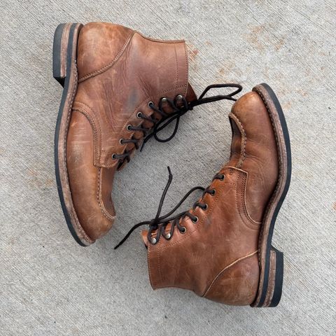 View photo of Truman Moc Toe in British Tan Grizzly