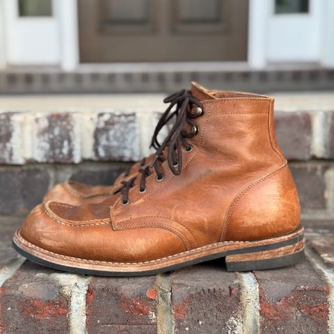 View photo of Truman Moc Toe in British Tan Grizzly