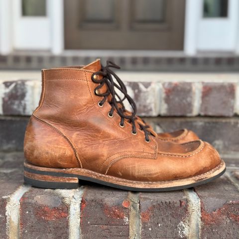 View photo of Truman Moc Toe in British Tan Grizzly