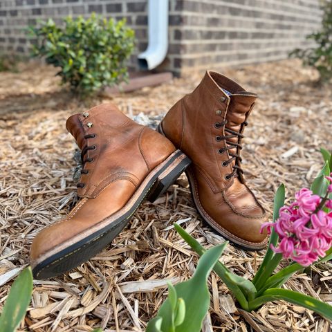 Truman Moc Toe in British Tan Grizzly