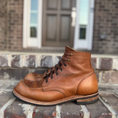Truman Moc Toe in British Tan Grizzly