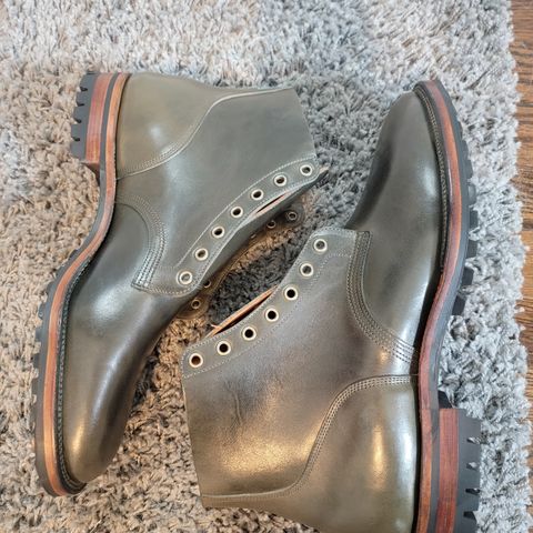 Viberg Boondocker in Maryam Olive TPR Horsebutt