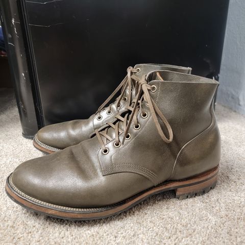 Viberg Boondocker in Maryam Olive TPR Horsebutt