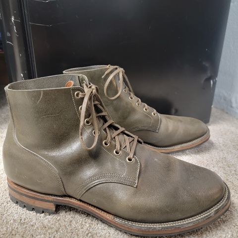 Viberg Boondocker in Maryam Olive TPR Horsebutt