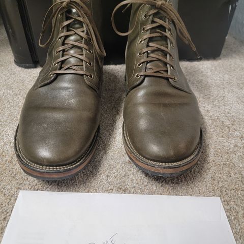 Viberg Boondocker in Maryam Olive TPR Horsebutt