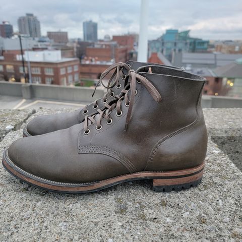 Viberg Boondocker in Maryam Olive TPR Horsebutt