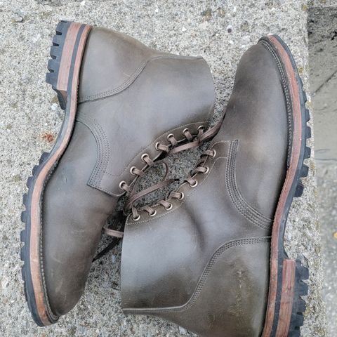 Viberg Boondocker in Maryam Olive TPR Horsebutt