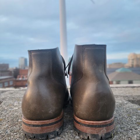 View photo of Viberg Boondocker in Maryam Olive TPR Horsebutt