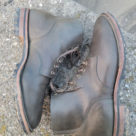 View photo of Viberg Boondocker in Maryam Olive TPR Horsebutt