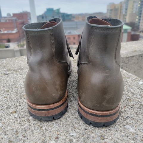 View photo of Viberg Boondocker in Maryam Olive TPR Horsebutt