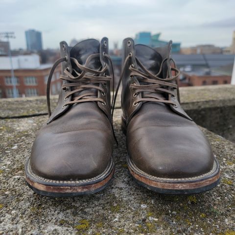 View photo of Viberg Boondocker in Maryam Olive TPR Horsebutt