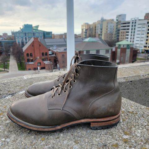 View photo of Viberg Boondocker in Maryam Olive TPR Horsebutt