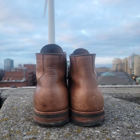 View photo of Viberg Service Boot BCT in Horween Natural Chromexcel