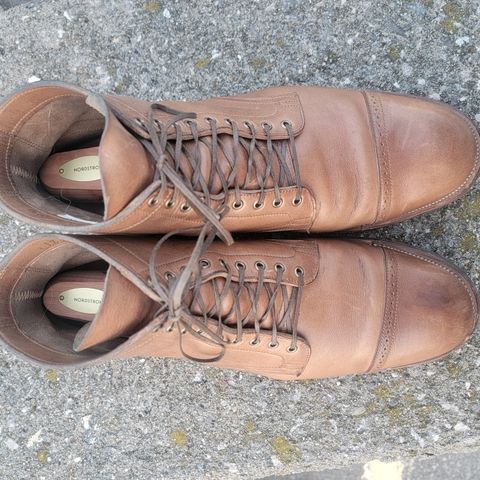 View photo of Viberg Service Boot BCT in Horween Natural Chromexcel