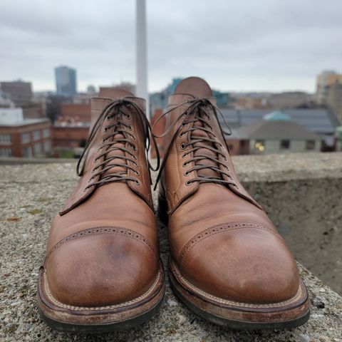 View photo of Viberg Service Boot BCT in Horween Natural Chromexcel