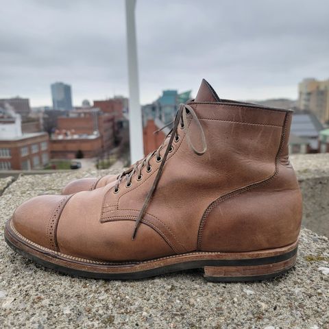 View photo of Viberg Service Boot BCT in Horween Natural Chromexcel