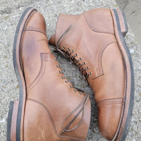 View photo of Viberg Service Boot BCT in Horween Natural Chromexcel