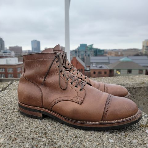 View photo of Viberg Service Boot BCT in Horween Natural Chromexcel