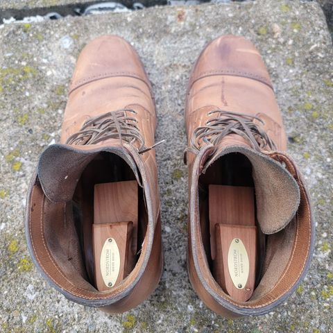 View photo of Viberg Service Boot BCT in Horween Natural Chromexcel