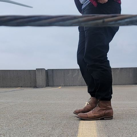 View photo of Viberg Service Boot BCT in Horween Natural Chromexcel