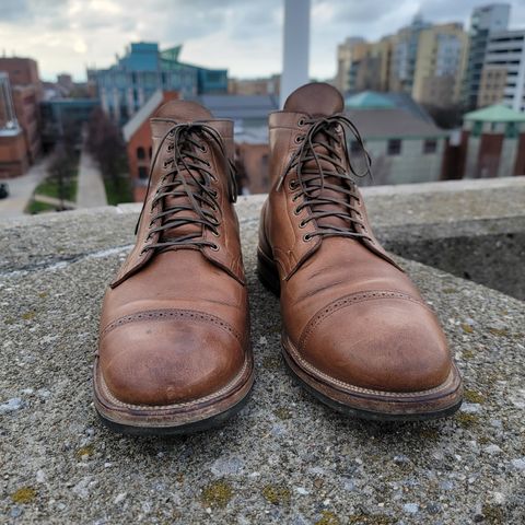 View photo of Viberg Service Boot BCT in Horween Natural Chromexcel