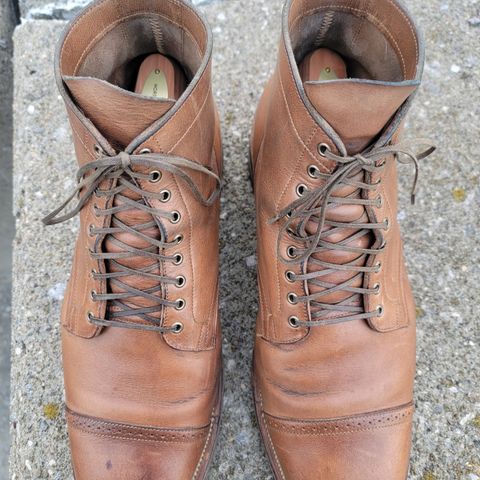 View photo of Viberg Service Boot BCT in Horween Natural Chromexcel